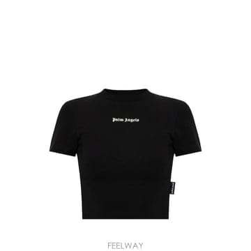 26 FW 팜앤젤스 로고 프린트 크롭 탑 PAWAA002JR0011003 TP458938985
