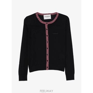 26 FW 아이스버그 로고 자수 마를 트리밍 가디건 A0059000 TP459082297