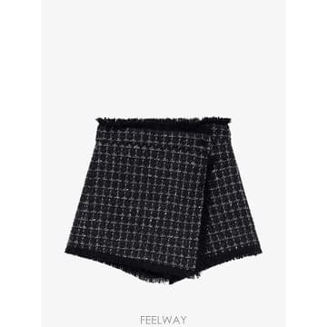 당일배송 엠에스지엠 트위드 프린지 에지 쇼츠