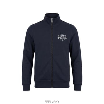 26 FW 타미힐피거 로고 프린트 집업 스웨터 MW0MW41425 TP457829547