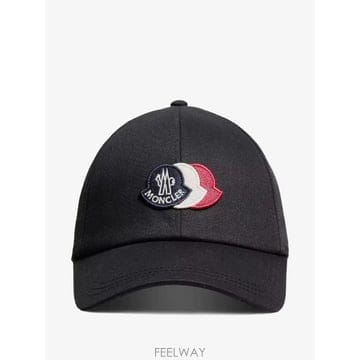 당일배송 몽클레어 로고 패치 베이스볼 캡 모자