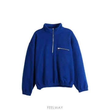26 FW Rier 집업 플리스 스웨트셔츠 NFL1INDIGOFLEECE TP457350282