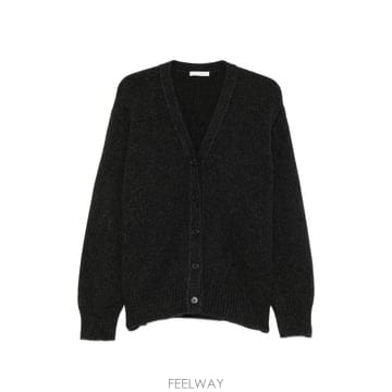 당일배송 더로우 프라나비 V넥 골지 니트 가디건