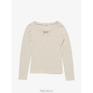 26 FW 아크네 보우 디테일 긴소매 티셔츠 AL0565 TP455991319