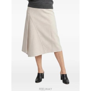 당일배송 브루넬로 쿠치넬리 A라인 사선 절개선 스커트