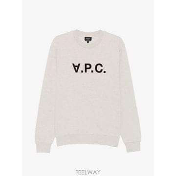 당일배송 아페쎄 A P C 로고 프린트 스웨터