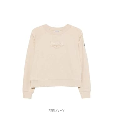 당일배송 몽클레어 logo embroidered raglan sleeve sweatshirt