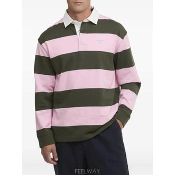 Barbour ���Ϲ�� �ٹ� Broome striped rugby polo shirt���Ϲ�� �ٹ� Broome striped rugby polo shirt