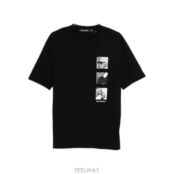 26 FW 칼라거펠트 크루넥 코튼 티셔츠 75513955422 TP445542332