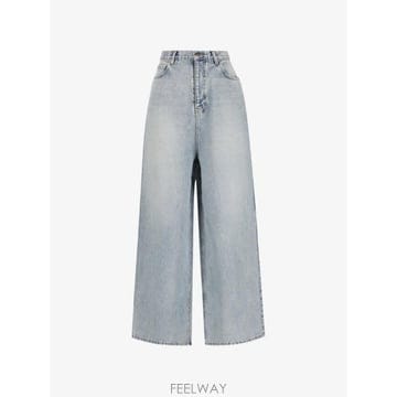 26 FW 발렌시아가 디스트레스드 와이드 진 A001OETBP48 TP457825643