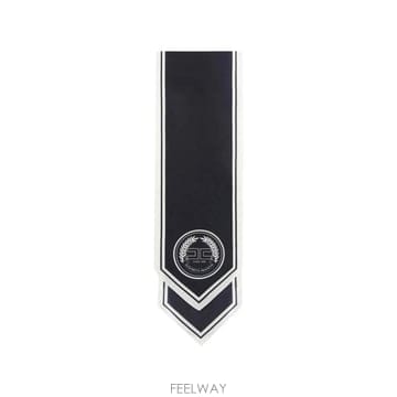 26 FW Elisabetta Franchi 실크 풀라드 스카프 FO04F66E2 TP458239514