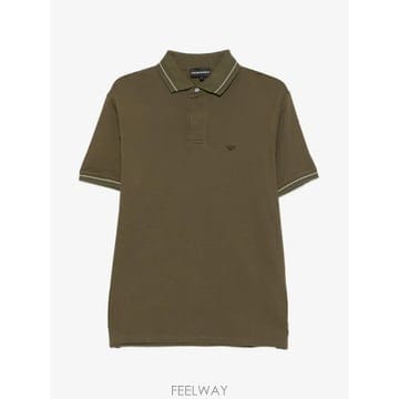 26 FW 아르마니 로고 자수 폴로 셔츠 EM006625AF12955 TP459168176