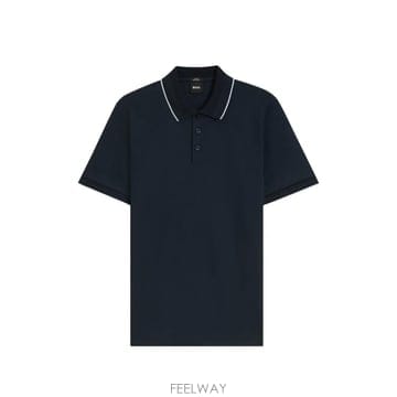 26 FW 보스 머서라이즈드 슬림 핏 폴로 셔츠 50565587 TP459168139