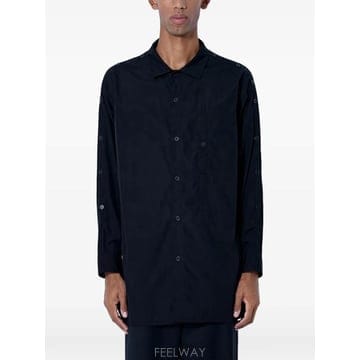 26 FW 요지야마모토 button detail long sleeve shirt HWB05 TP4591396
