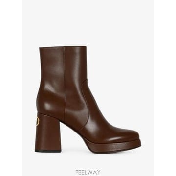 26 FW 발렌티노 가라바니 브이로고 시그니처 플랫폼 앵클 부츠 WS0NF1DSH TP458933040