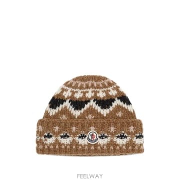 Moncler 26 FW ��Ŭ���� fair isle knit beanie hat 3B00034M7773 TP4591669026 FW ��Ŭ���� fair isle knit beanie hat 3B00034M7773 