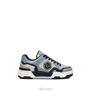 26 FW 필립플레인 프레데터 V2 스트라스 로우탑 스니커즈 FAFSUSC0999PTE003N TP45782
