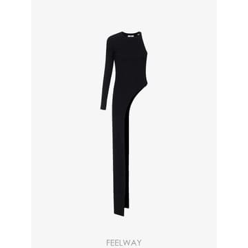 26 FW Elisabetta Franchi 샤이니 저지 패브릭 탑 MD00367E2 TP459164796