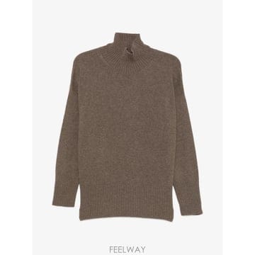 26 FW Roberto Collina 골지 트리밍 하이 넥 스웨터 263FXB40503 TP45709299