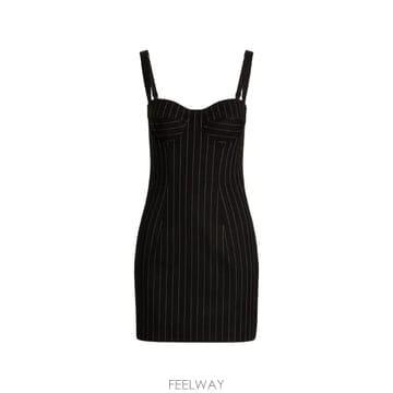 26 FW 돌체앤가바나 핀스트라이프 울 드레스 F622BTFRBC0 TP458230588