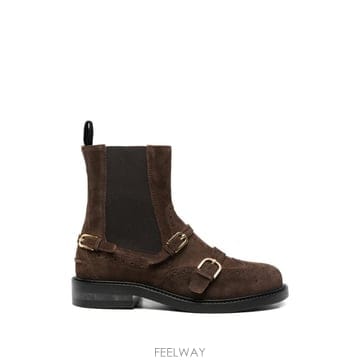 26 FW 산드로 버클 브로그 앵클 부츠 SFACH01500 TP458175002