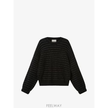 26 FW 이자벨마랑 스테이시 루렉스 스트라이프 실크 앤 캐시미어 스웨터 PU0993FBD4L11I TP45
