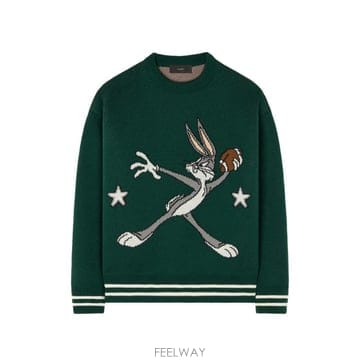 26 FW 알라누이 X 루니툰 벅스 버니 긴소매 스웨터 LWHE056E26KNI001 TP457348109