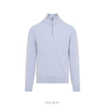 26 FW 브리오니 ribbed knit cashmere sweater UMS70LOCK12 TP458139