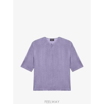 26 FW 조르지오아르마니 집업 반소매 블라우스 GW003108TE19049 TP459462809