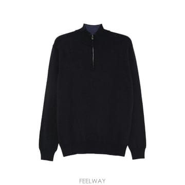 26 FW 꼬르넬리아니 쿼터 지퍼 니트 스웨터 28M5112A25110 TP459157983