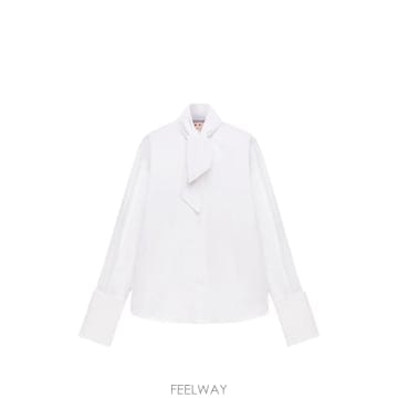 26 FW 마르니 타이 넥 포플린 셔츠 CAMA0706S0UTC661 TP457453464