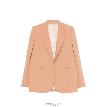 26 FW Forte Forte 피크드 라펠 싱글 브레스티드 블레이저 15061MYJACKET TP45585
