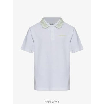 26 FW 카사블랑카 로고 자수 폴로 셔츠 MSS26JTP49901 TP457413772