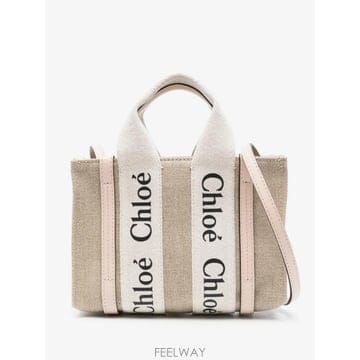 끌로에 미니 우디 토트백