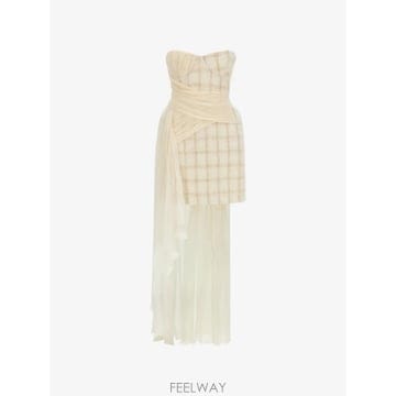 26 FW Elisabetta Franchi 트위드 미니 드레스 AB99967E2 TP459070522