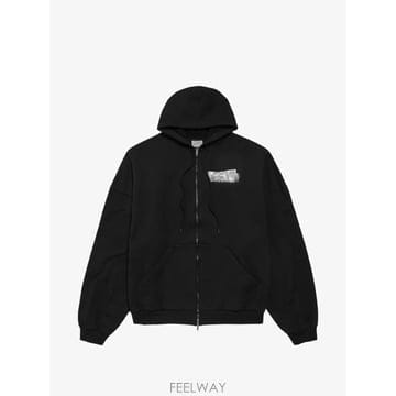 26 FW 발렌시아가 로고 프린트 후드 집업 A009EATVVE3 TP459153252