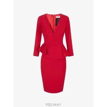 Elisabetta Franchi 26 FW Elisabetta Franchi �ö� �淮 ũ������ �к긯 �巹�� AB01067E2 TP4526 FW Elisabetta Franchi �ö� �淮 ũ������ �к긯