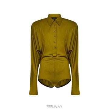 | Other Brand | 26 FW Mugler batwing sleeve bodysuit BO032310485032 TP45915126 FW Mugler batwing sleeve bodysuit BO032310485032 TP