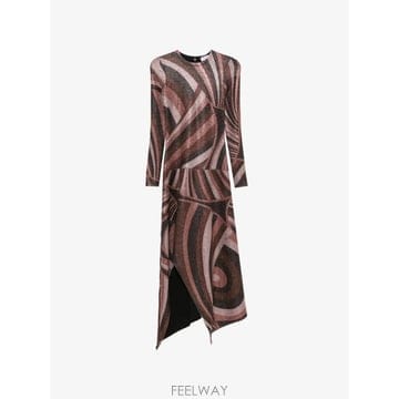 Emilio Pucci 26 FW PUCCI ������ ����Ʈ ��Ŀġ�� �� ���Ī �巹�� 6UJI066U867 TP45915139326 FW PUCCI ������ ����Ʈ ��Ŀġ�� �� ���Ī �巹�� 6U
