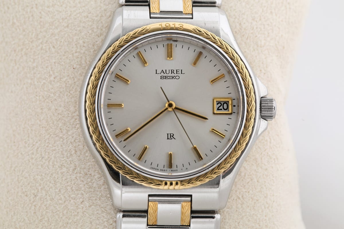 Seiko ������ �η� Seiko Laurel 18K ��� ���� ���� �ð� 9587-6000������ �η� Seiko Laurel 18K ��� ���� ���� �ð� 9587-