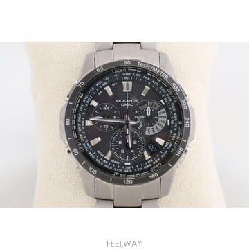 카시오 Casio 오셔너스 멀티 밴드 5 티타늄 전파 솔라 쿼츠 OCW-M700TDJ