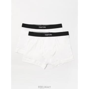 톰포드 로고 웨이스트밴드 스트레치 브리프 블랙