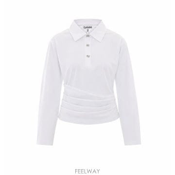 GANNI 26FW ���� ���� Ƽ���� A1170009 151 WHITE26FW ���� ���� Ƽ���� A1170009 151 WHITE