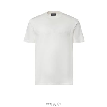 Armani 26FW �������� �Ƹ����� ���� Ƽ���� EM004593 AF10762F0201 WHITE26FW �������� �Ƹ����� ���� Ƽ���� EM004593 AF10762F02