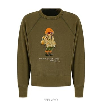 Ralph Lauren 26FW ���� �����η� �ĵ� Ƽ���� 710B28795 001 CRUISE OLIVE26FW ���� �����η� �ĵ� Ƽ���� 710B28795 001 CRUISE OL