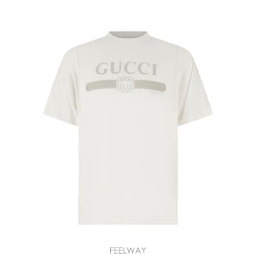 GUCCI 26FW ���� �� ��Ʈ������ ����Ʈ ��ư Ƽ���� A0095JXJH5Y 9066 Bianco26FW ���� �� ��Ʈ������ ����Ʈ ��ư Ƽ���� A0095JXJH5Y