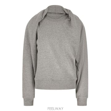 Dries Van Noten 26FW �帮�� �� ��ư �ĵ� Ƽ���� 2620111344612 813 GREY MELANGE26FW �帮�� �� ��ư �ĵ� Ƽ���� 2620111344612 813 GREY