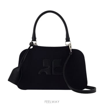 26 F/W 쿠레주 스몰 쉐도우 지갑 COURREGES 코튼 블랙 4 B0732333923