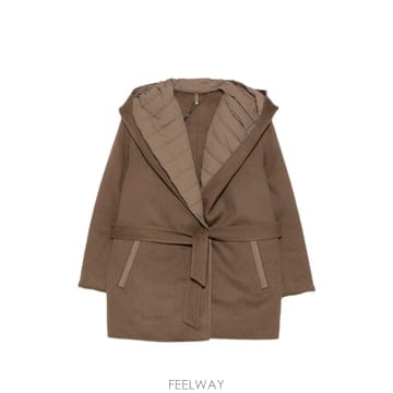 맥케이지 Bethany hooded belted jacket 12317321134344 TP725756322