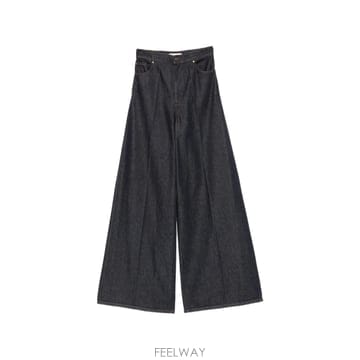 Max Mara �������� contrast stitch wide leg jeans 12317323067656 TP7257561�������� contrast stitch wide leg jeans 12317323067656